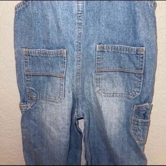 OshKosh 24 Month Blue Denim Overalls - Picture 3 of 10